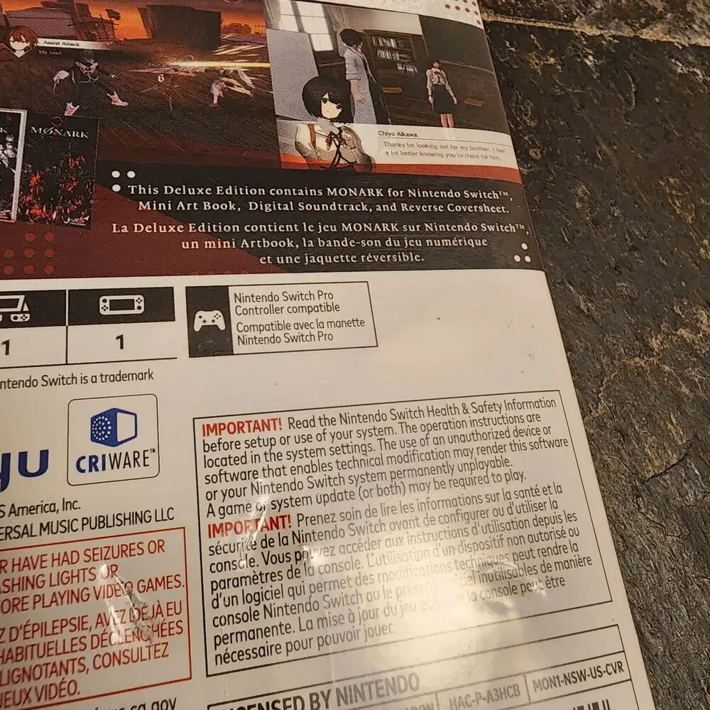 Game - Monark [Deluxe Edition] (CIB) - Switch